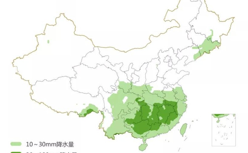 五一全国天气