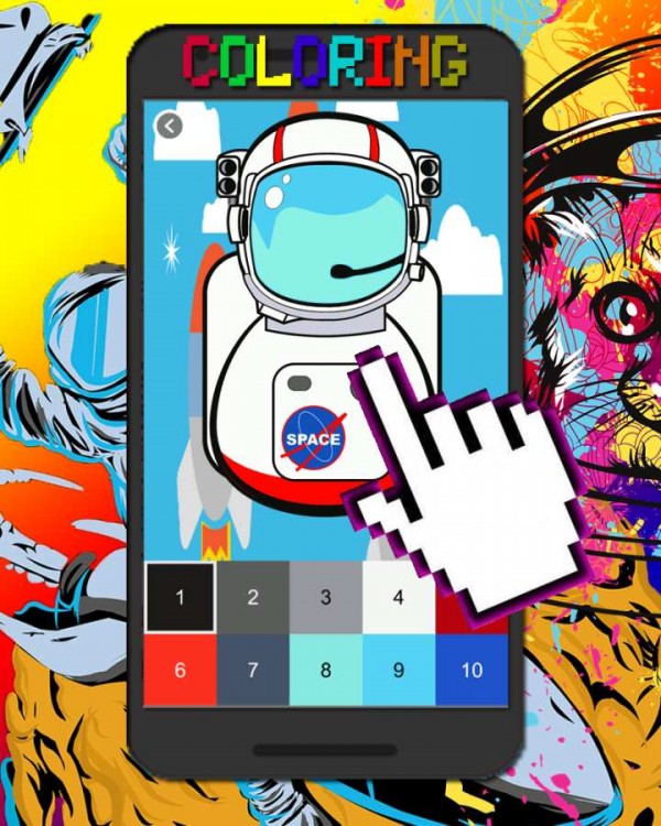 安卓宇航员太空像素艺术app