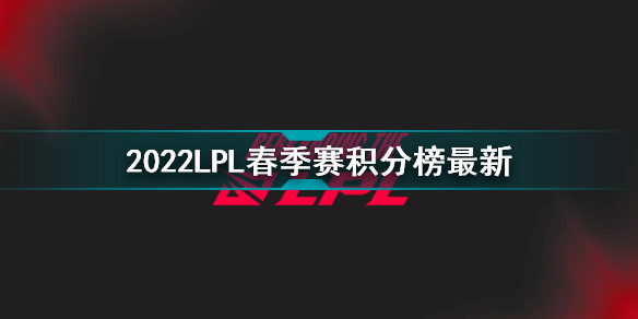 2022lpl春季赛积分榜最新 2022lpl春季赛1月19日积分榜